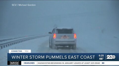 Intense winter storm hits the East Coast