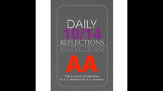 Daily Reflections – October 14 – Alcoholics Anonymous - Read Along