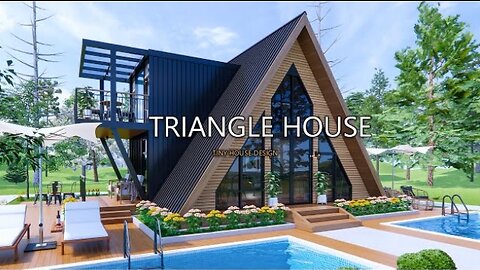 Tiny House -A Farm House (Triangle Type) | Design with Natura