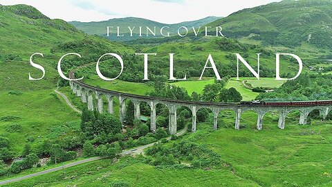 "Skyward Sojourn: A Majestic Aerial Expedition Across Scotland's Highlands and Isle of Skye"