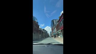 Driving Downtown Halifax Nova Scotia