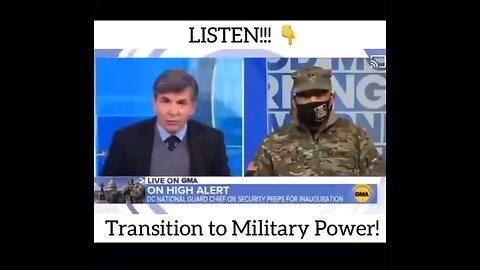 Flashback 2021 JB inauguration Transition to Military Power Q🎥🎥