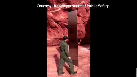 Mystery of the metal monolith found in Utah | Aliens Communications System ! #Utah #AliensMetal