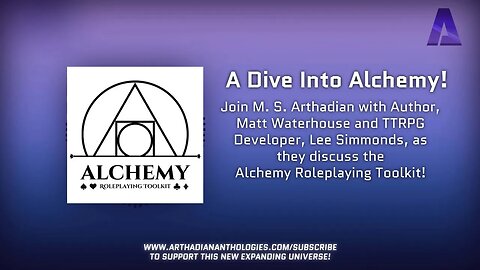 A Dive Into Alchemy! The Alchemy Roleplaying Toolkit by @thealchemylab8134