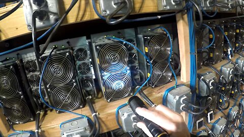 Bitcoin Mining Farm - Checking Asic Miners, Maintenance, PSUs, Hash boards, Routine Check