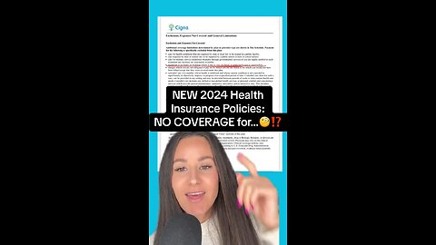 New health insurance terms and conditions. You're not covered for war or insurrection or riot
