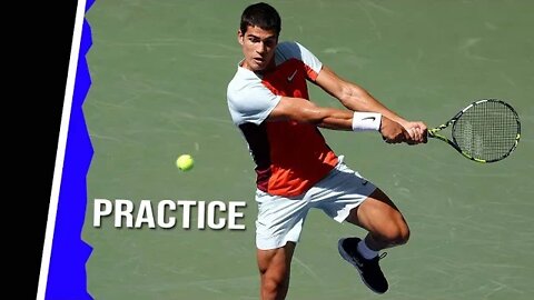 Carlos Alcaraz Practice | 2022 US Open