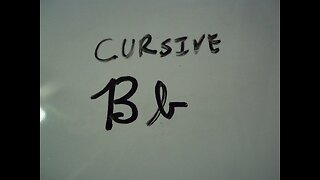 Cursive B