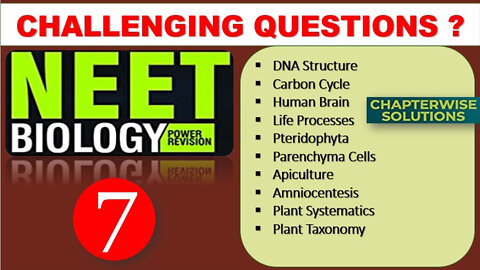 NEET BIOLOGY - Part - 7