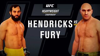 EA Sports UFC 4 Gameplay Tyson Fury vs Johny Hendricks