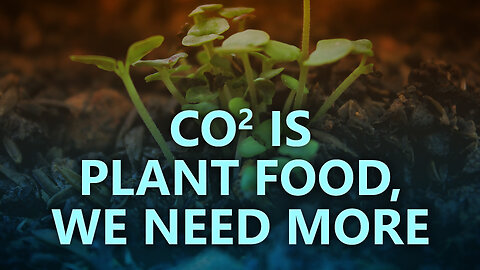 CO2 is plant food – we need more