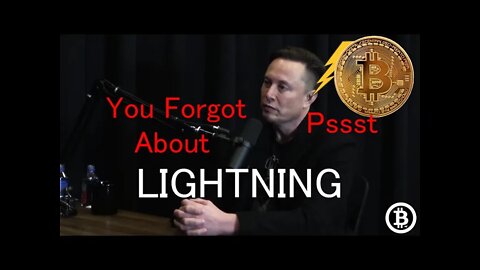 Elon Musk Conveniently Forgets About Lightning, AGAIN, Then Ignores It When Confronted - 12/28/2021