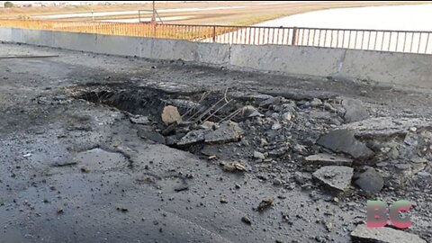 Ukraine ‘damages’ key Crimea bridge