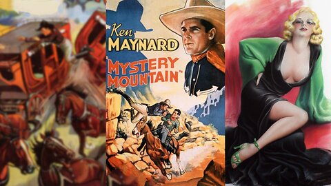 MYSTERY MOUNTAIN (1934) Ken Maynard, Tarzan & Verna Hillie | Western | B&W