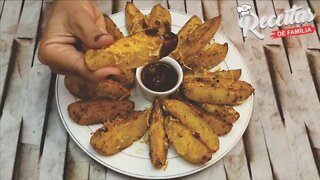 COMO FAZER BATATA RÚSTICA | NÃO FAÇA BATATA ANTES DE VER ESTA RECEITA | BATATAS ASSADAS CROCANTES