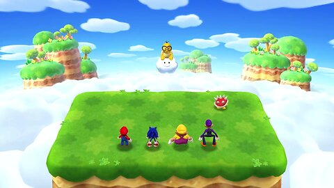 Gameplay • Mario Party 9 • Mario vs Sonic vs Wario vs Waluigi