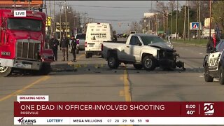One dead after officer-involved shooting in Roseville