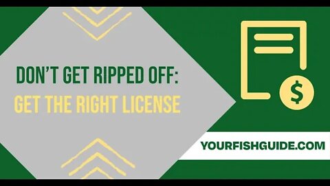 How Much Is A Fishing License? ~ A MUST WATCH Before Overpay