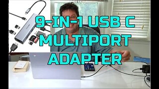 This is Great! Yeolibo 9 in 1 USB C Hub Multiport Adapter