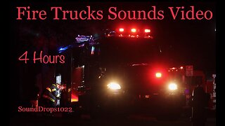 Responding To The Calls With 4 Hours Of Fire Truck Sounds Video