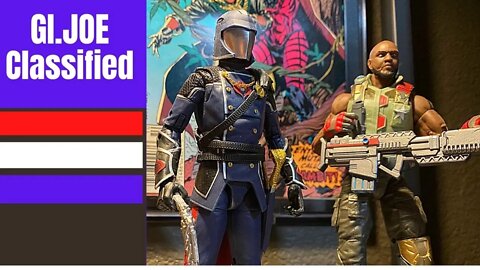 G.I. Joe Roadblock Cobra Commander and Hasbro Classified Action Figure Review