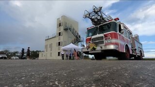 MacDill AFB firefighters honor fallen 9/11 first responders through stair climb