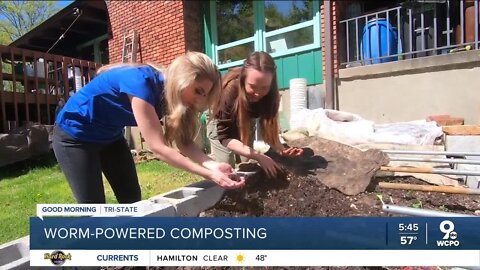 Backyard business owner wiggles her way into composting