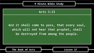 9 Minute Bible Study