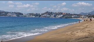 A Look at Manzanillo Bay from our Beach Front Hotel