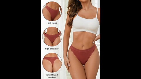 Breathable Seamless Thongs Comfortable Women's Underwear 5-Pack