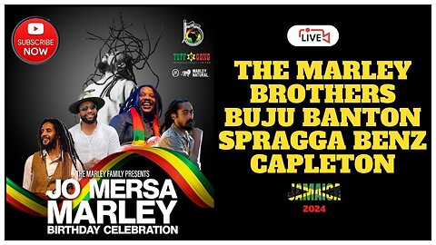Jo Mersa Marley - Celebration of LIFE ft The Marley Brothers, Buju Banton, Spragga Benz & many more