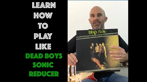 How To Play Sonic Reducer by The Dead Boys (Incl. Solo)! - Beginner & Intermediate Guitar Players