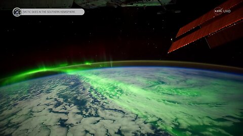 Stunning Aurora Borealis from Space in Ultra-High Definition (4K)