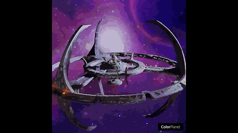 The Deep Space Nine Station from the Star Trek Universe