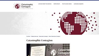 Catastrophic Contagion Exercise 10-2022