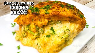 Cheesey Broccoli Stuffed Chicken Breast