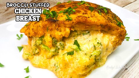 Cheesey Broccoli Stuffed Chicken Breast