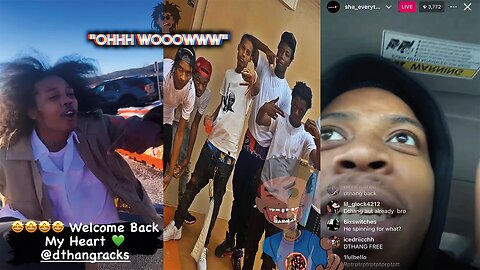 Dthang’s Friends & Opps Reacts To Him Being Released😳Ft. Sha Ek, Bando, BlockWork & More‼️