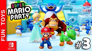 SUPER MARIO PARTY #3 🔴 Com QUATRO JOGADORES sempre é mais ENGRAÇADO!!! Batalha em Família - Gameplay