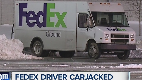 FedEx driver carjacked in Detroit