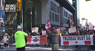 Freedom Convoy anniversary demonstrators: 'We're the majority now'. F#CK WEF Maggot TURDeau!!!