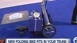 New folding bike at Detroit auto show fits in your trunk