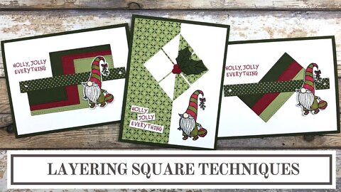 3 Ways to Use Layering Square Dies | Techniques for Card Makers