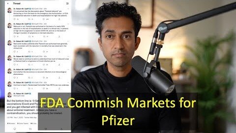 FDA commissioner starts pushing Pfizer drugs - A huge breach of ethics | Dr. Vinay Prasad