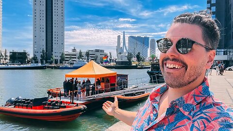 Exploring Rotterdam Harbor by Speed Boat