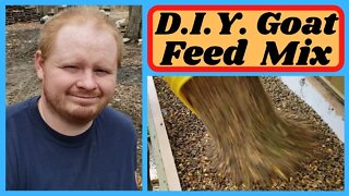 How to mix goat feed