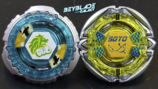 ROCK LEONE .0.M vs FLAME SAGITTARIO .8'.C - Beyblade Burst ベイブレードバースト