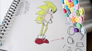 How To Draw Sonic STEP BY STEP EASY