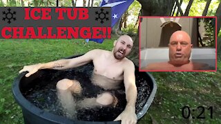 FREEZING COLD ICE BATH!! - HotTub-ColdTub Episode 2