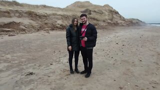 Drone Rocket Quickshot on the Beach